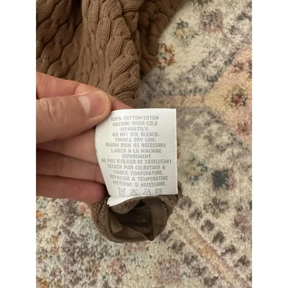 Restoration Hardware ￼ Cable Knit Pillow Case Cover 23